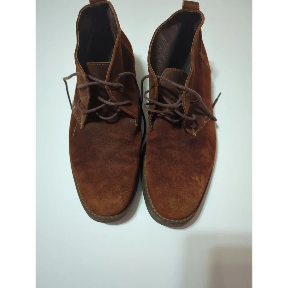 Suede Chukka Boots Brown Men's EU 42 US 9 Quiet Luxury Ankle Desert Boots Casual